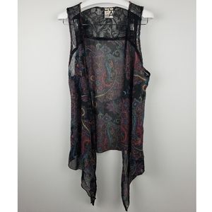 LIVING DOLL Sheer Thin Vest
